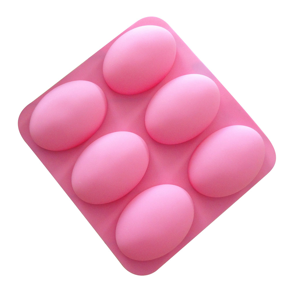 Soap Making Guide For Beginners - 6 Cavities Multifunctional Oval Silicone Soap