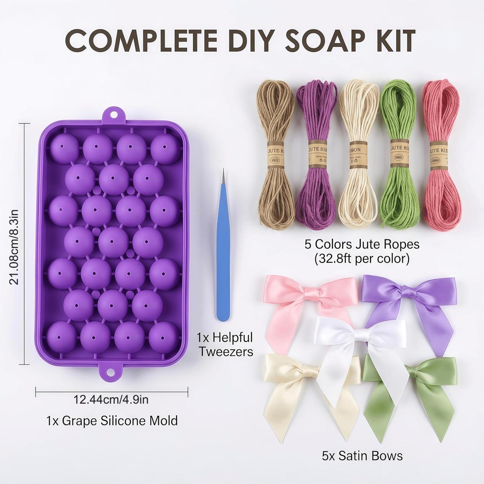 DIY Soap Making Kit Grape Soap - Soap Making Guide For Beginners recension och pris