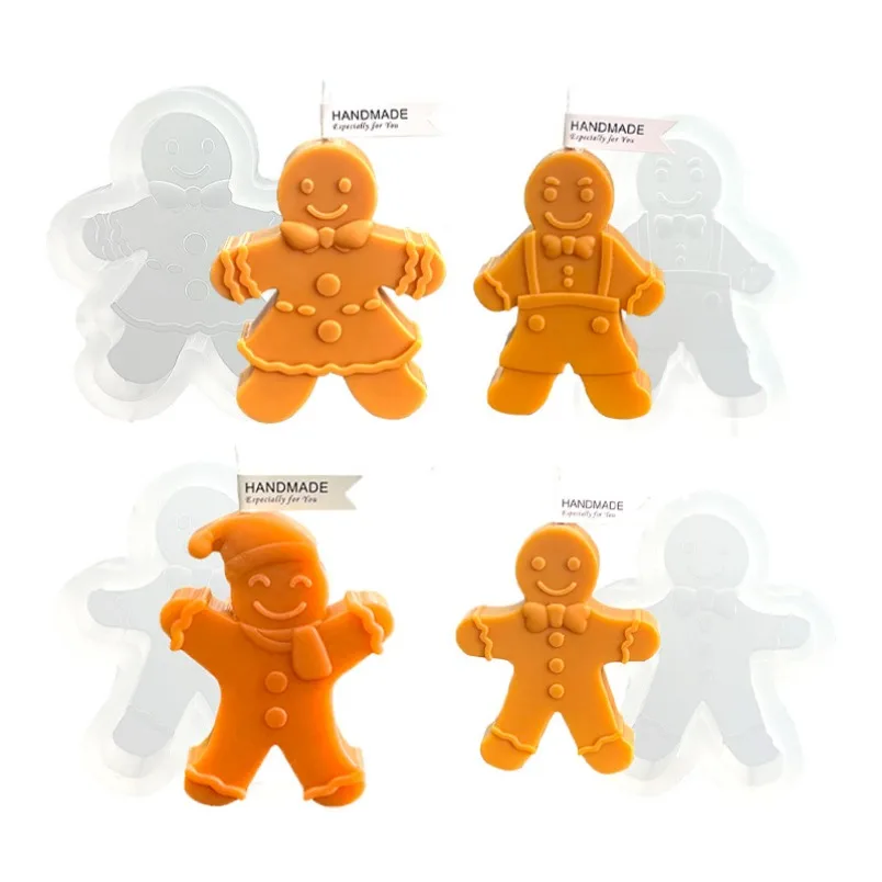 3D Smile Gingerbread Man Silic - Soap Making Equipment For Beginners recension och pris