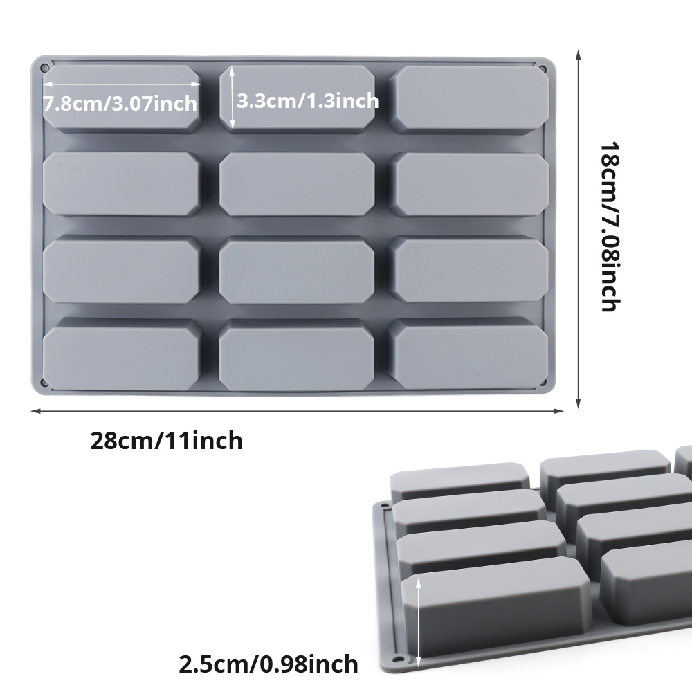 Silicone Rectangular Cake Mold - Soap Making Equipment For Beginners recension och pris