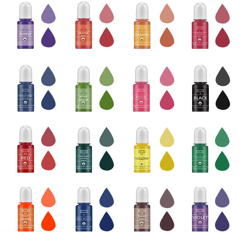 10ml/Bottle Candle Wax Pigment - Soap Making Ingredients recension och pris