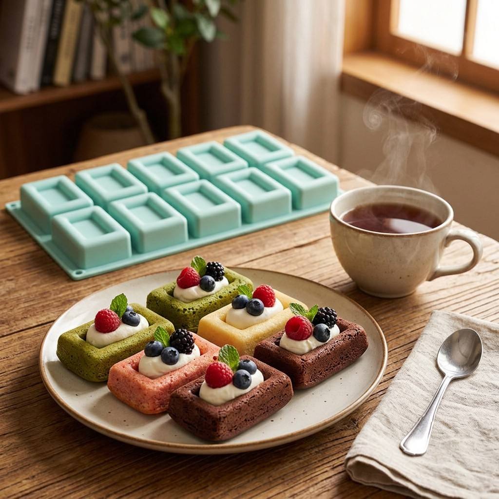Non-stick 10-Hole Rectangle Si - Soap Making Guide For Beginners recension och pris