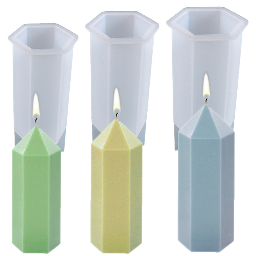 3D Hexagonal Column Candle Mol - Soap Making Equipment For Beginners recension och pris