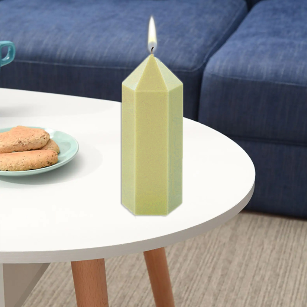 3D Hexagonal Column Candle Mol - Soap Making Equipment For Beginners recension och pris