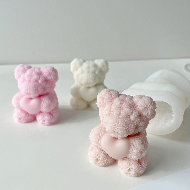 3D Bear Hug Love Silicone Cand - Soap Making Gifts recension och pris