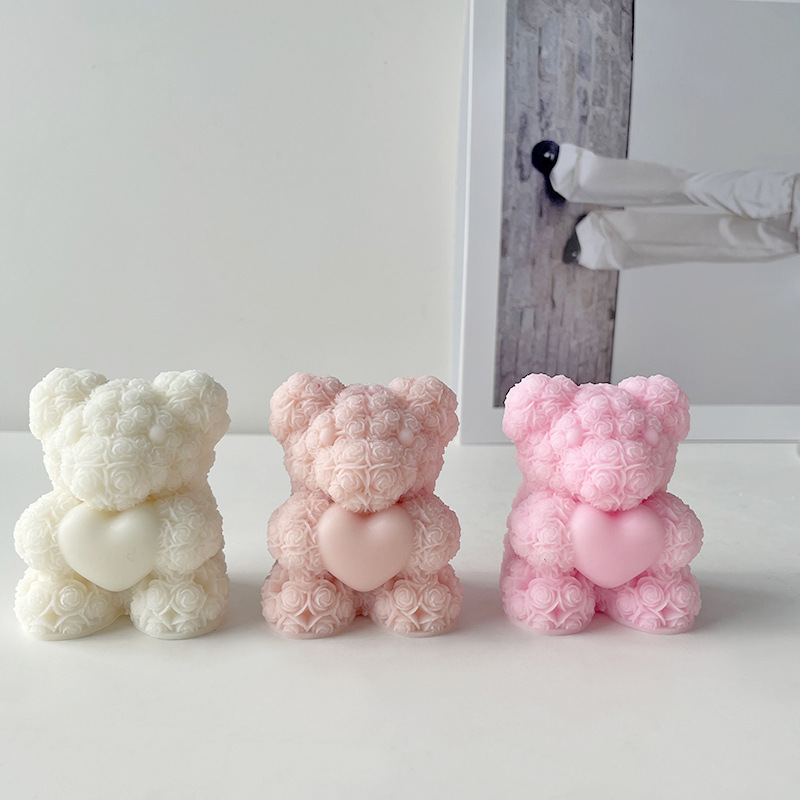 3D Bear Hug Love Silicone Cand - Soap Making Gifts recension och pris
