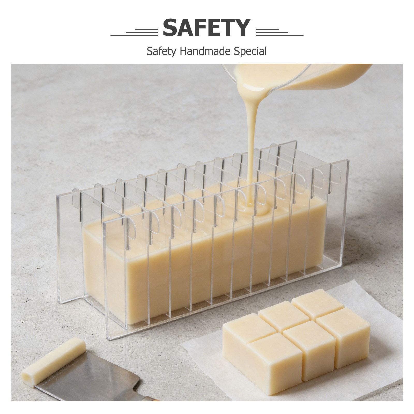 Acrylic Soap Making Mold Divid - Soap Making Process recension och pris