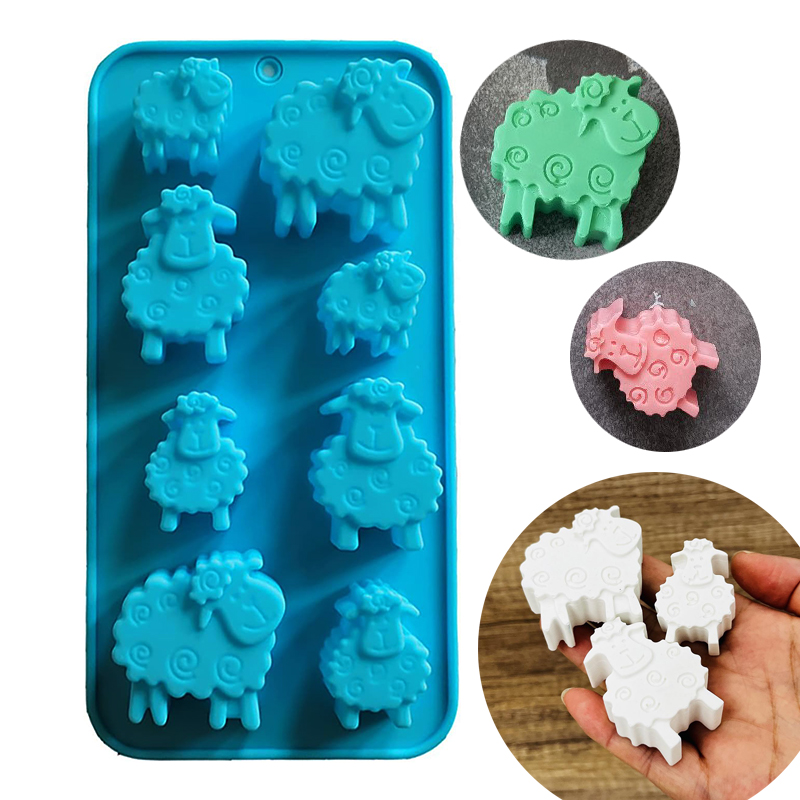 Sheep Silicone Mold For Soap M - Soap Making Equipment For Beginners recension och pris