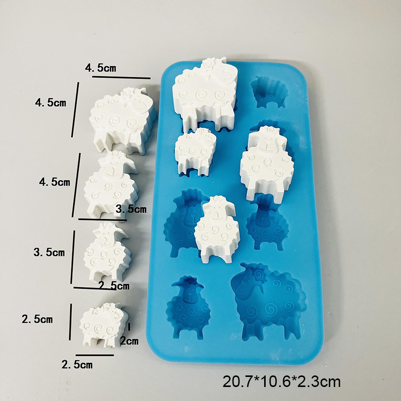 Sheep Silicone Mold For Soap M - Soap Making Equipment For Beginners recension och pris