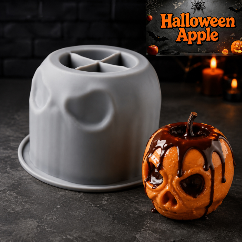 Halloween skull apple silicone - Soap Making Guide For Beginners recension och pris