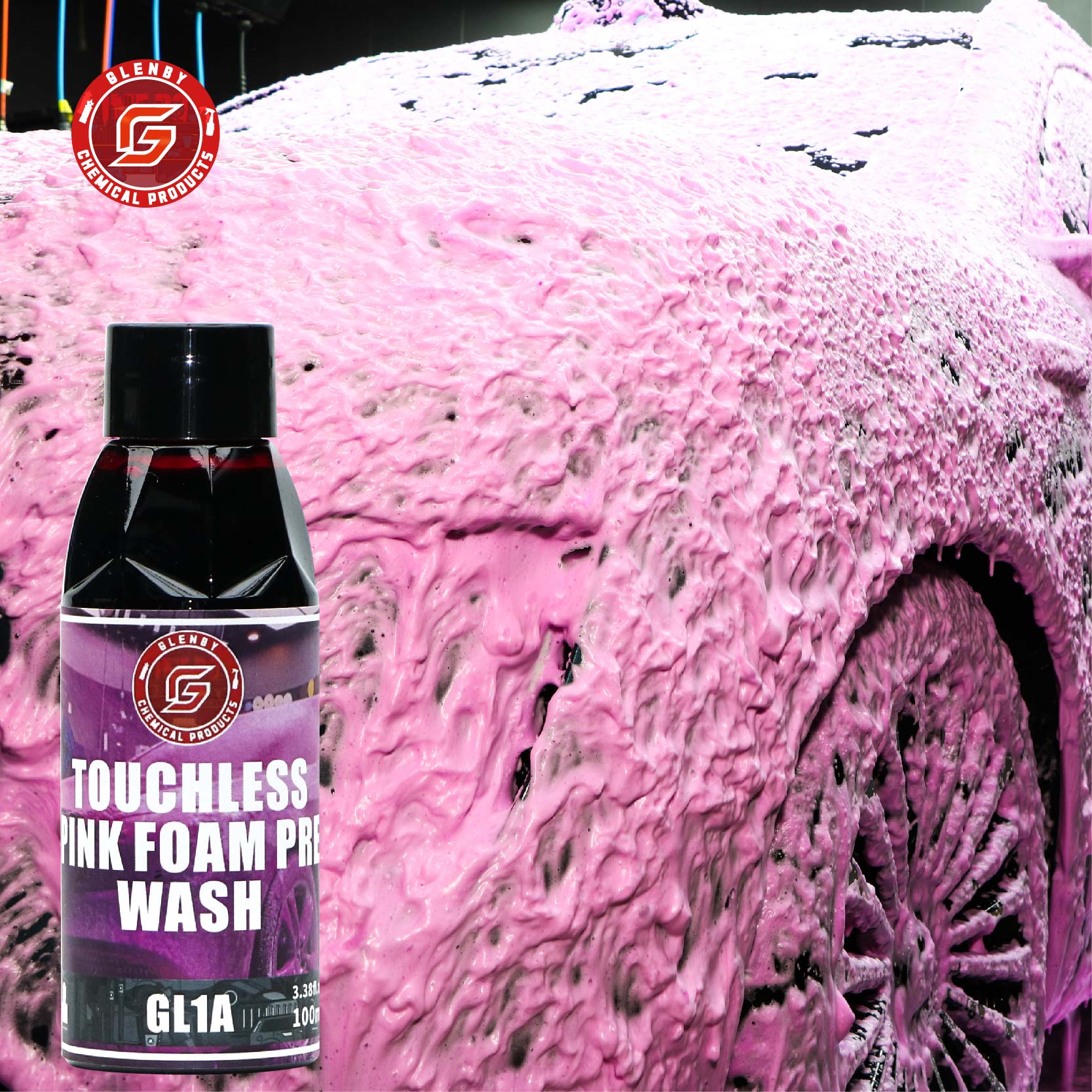 Pink Foam Car Paint Wash Soap  - Soap Making Foam recension och pris
