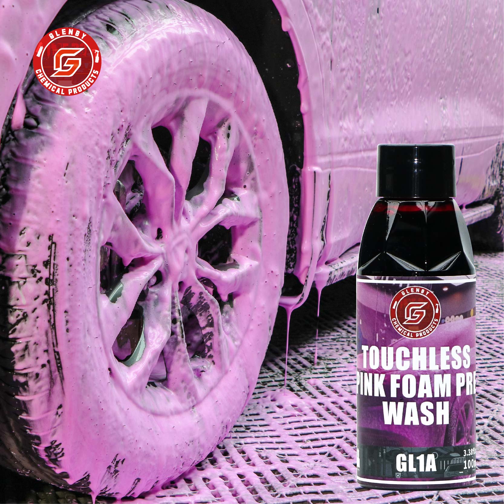 Pink Foam Car Paint Wash Soap  - Soap Making Foam recension och pris