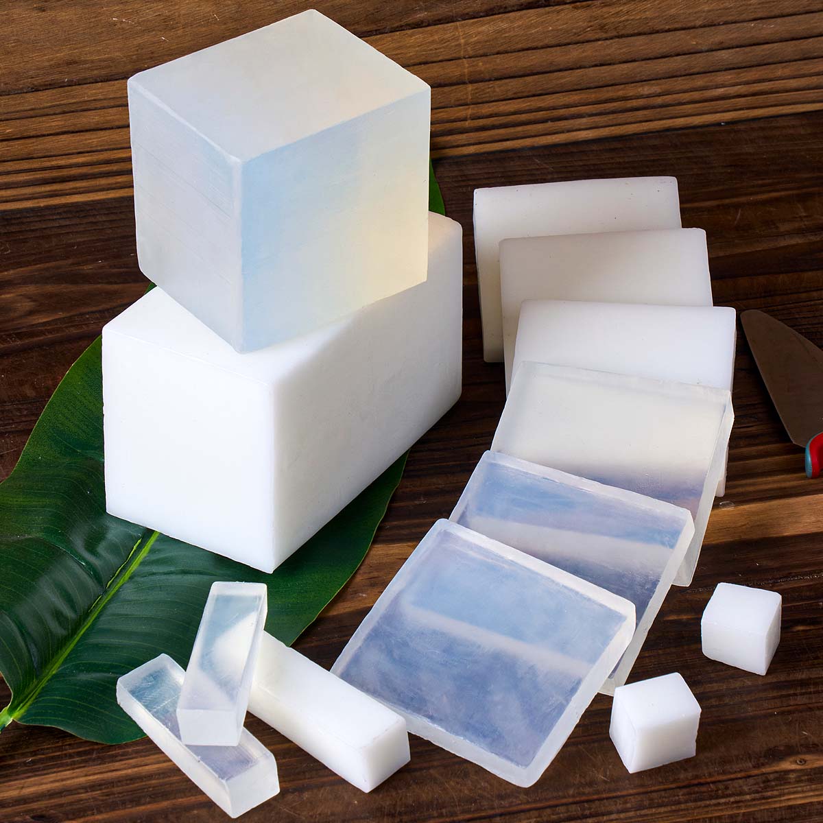 1000g Clear White Soap Base DI - Soap Making Foam recension och pris