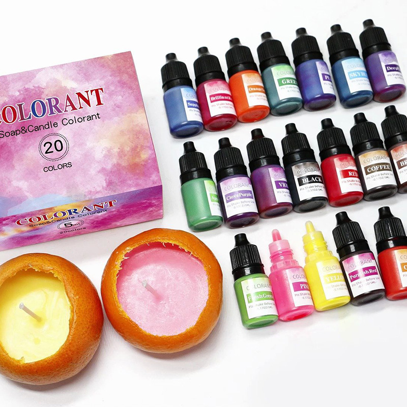 20 colors Candle Wax Pigment L - Soap Making Ingredients recension och pris