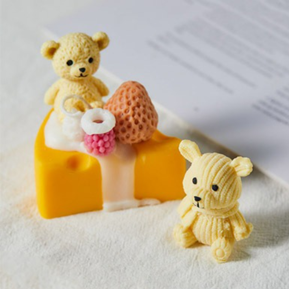 Easy Demold Teddy Bear Silicon - Soap Making Gifts recension och pris
