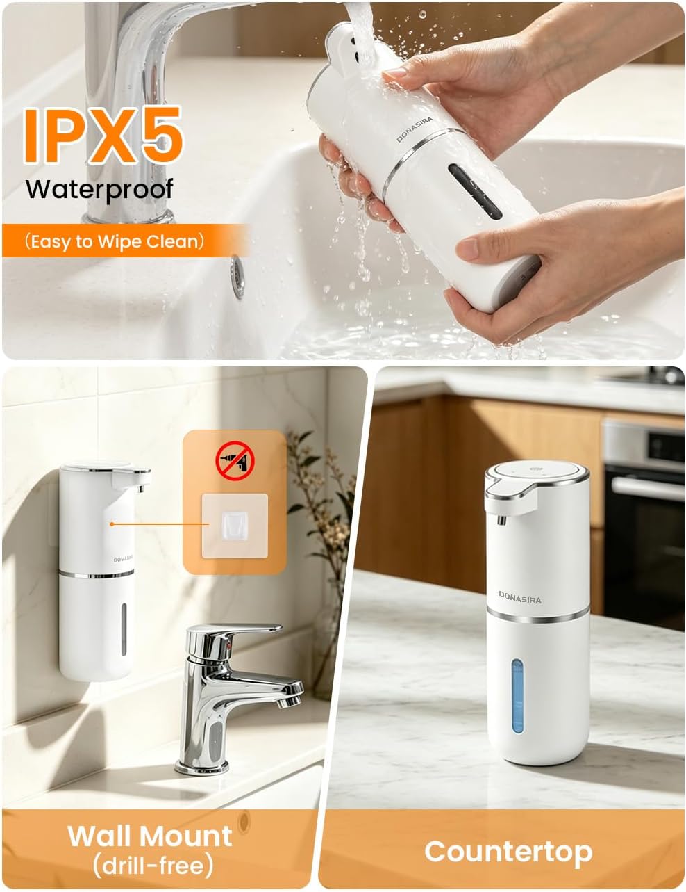 380ML Capacity Light Display 4 - Soap Making Foam recension och pris
