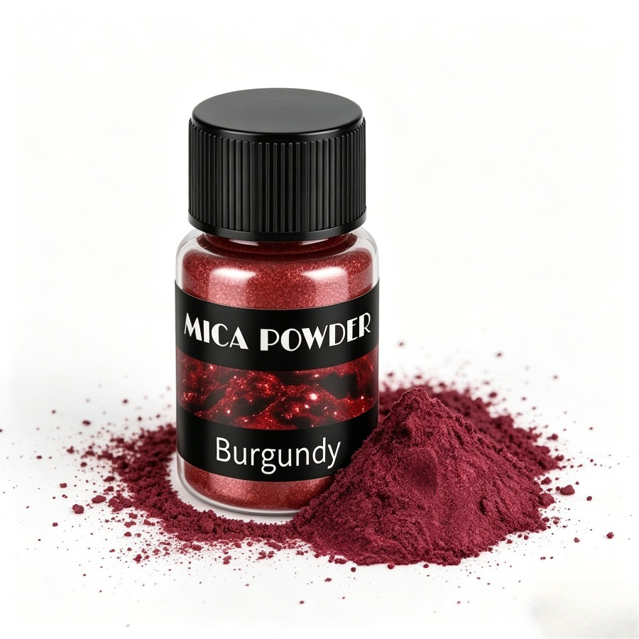 Jewelry Making Burgundy Mica P - Soap Making Ingredients recension och pris