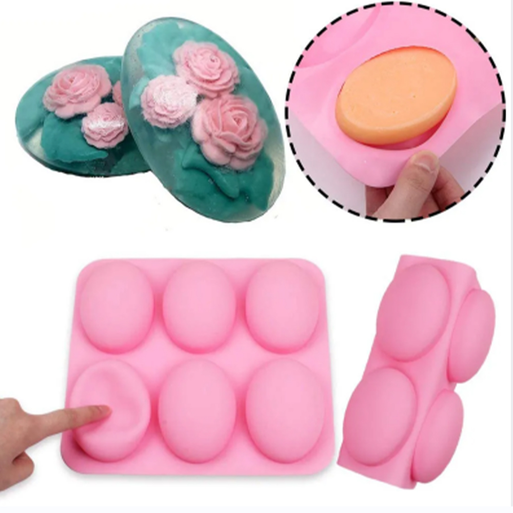 6 Cavities Multifunctional Ova - Soap Making Guide For Beginners recension och pris
