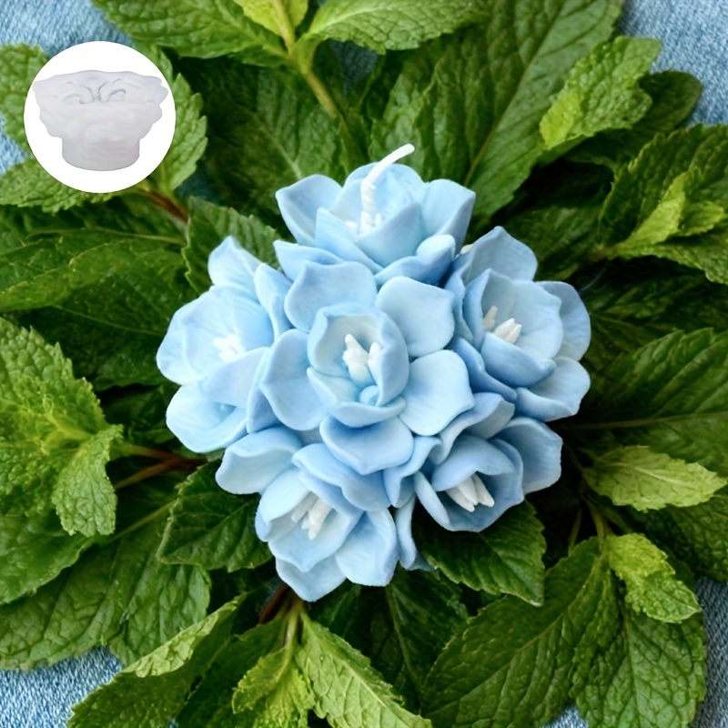 1 Hydrangea Candle Silicone Mo - Soap Making Guide For Beginners recension och pris