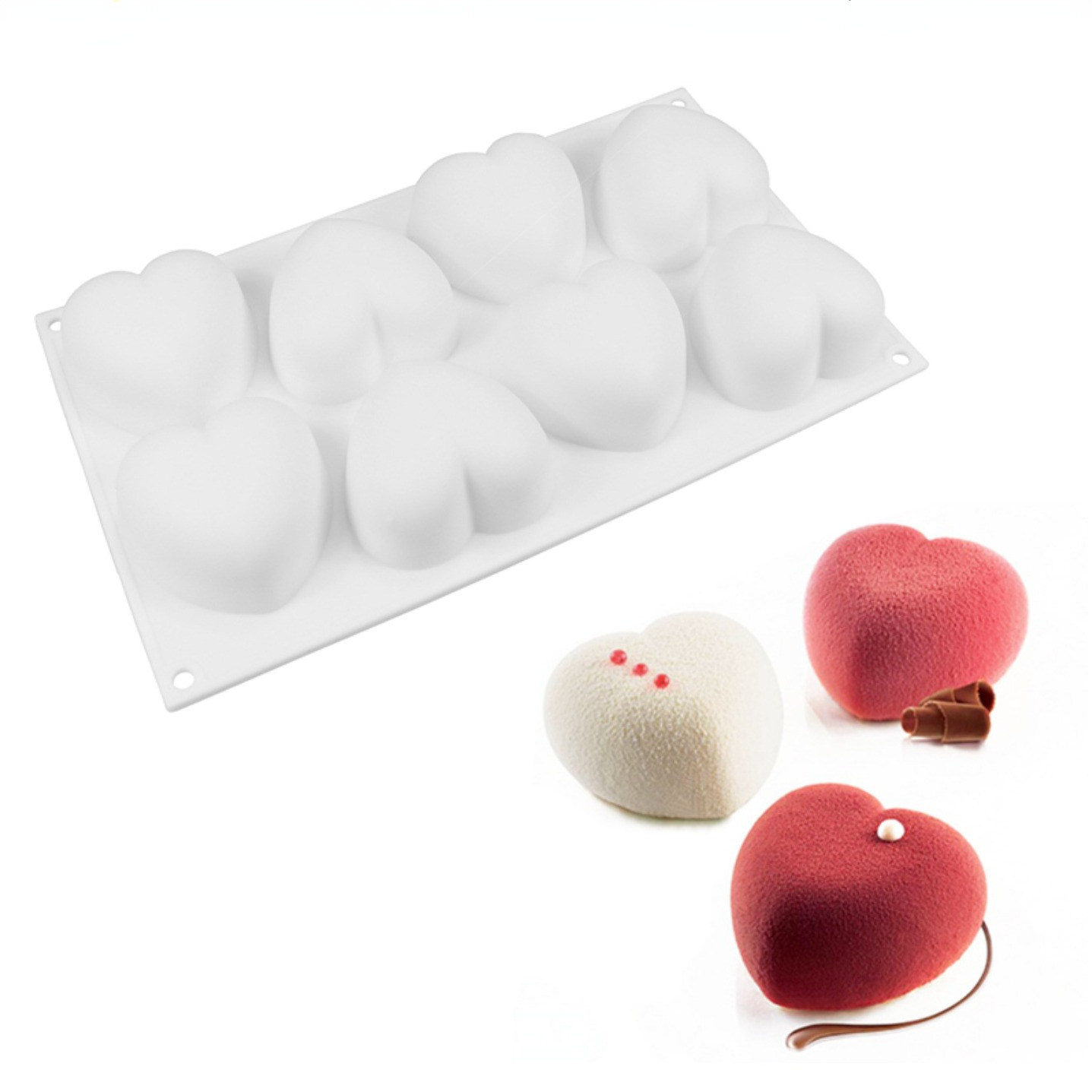 Love Heart Silicone Soap Mold  - Soap Making Guide For Beginners recension och pris