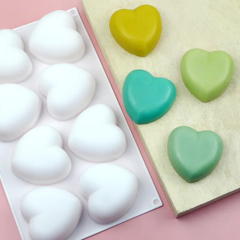 Love Heart Silicone Soap Mold  - Soap Making Guide For Beginners recension och pris