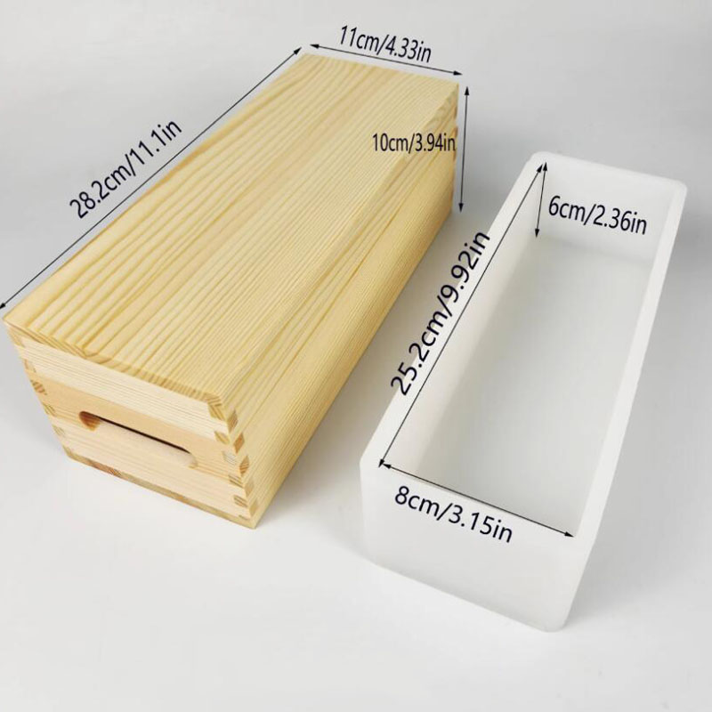 Natural Wood Frame Soap Mold,  - Soap Making Process recension och pris