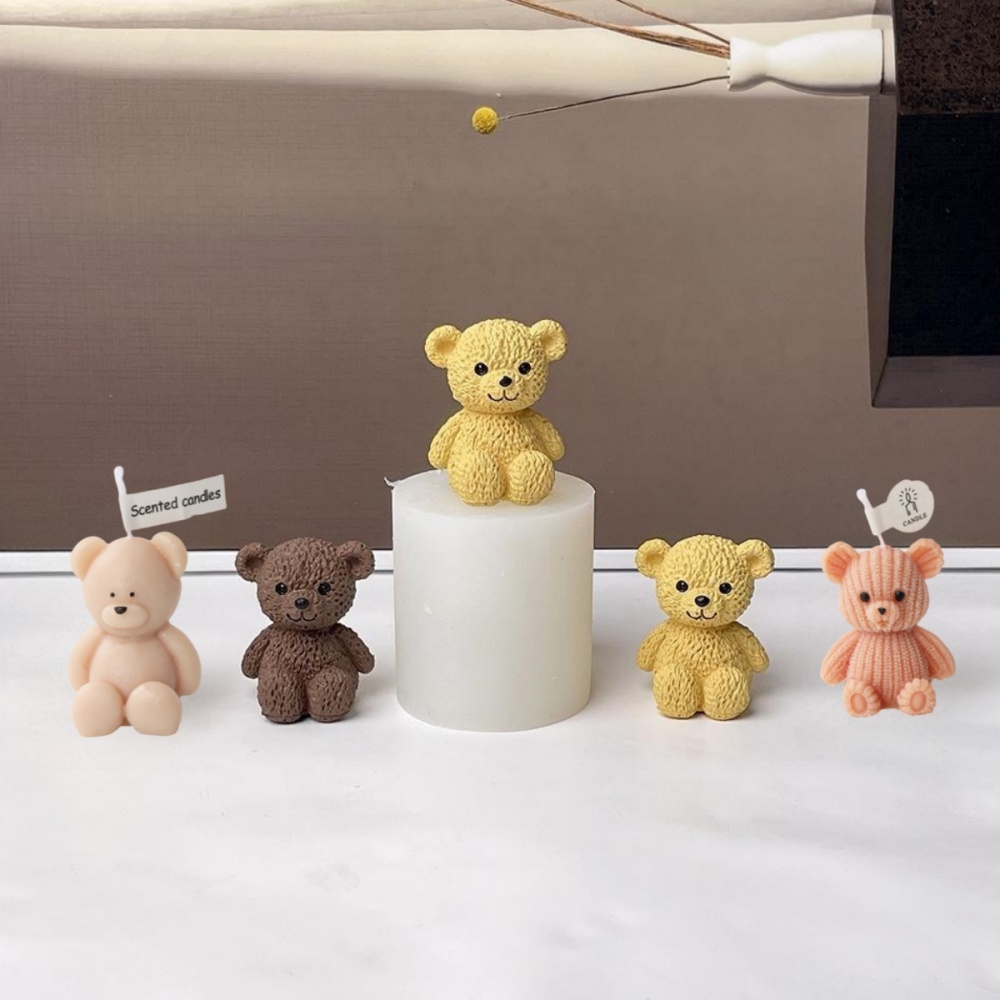 3D Cute Bear Candle Making Mou - Soap Making Gifts recension och pris