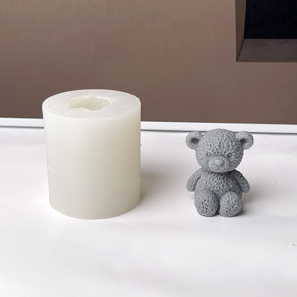 3D Cute Bear Candle Making Mou - Soap Making Gifts recension och pris