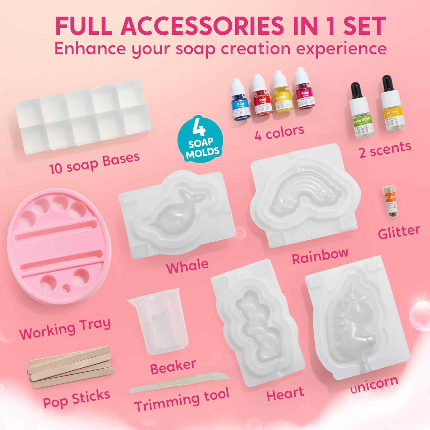 JOYFY Unicorn Soap Making Kit  - Soap Making Guide For Beginners recension och pris
