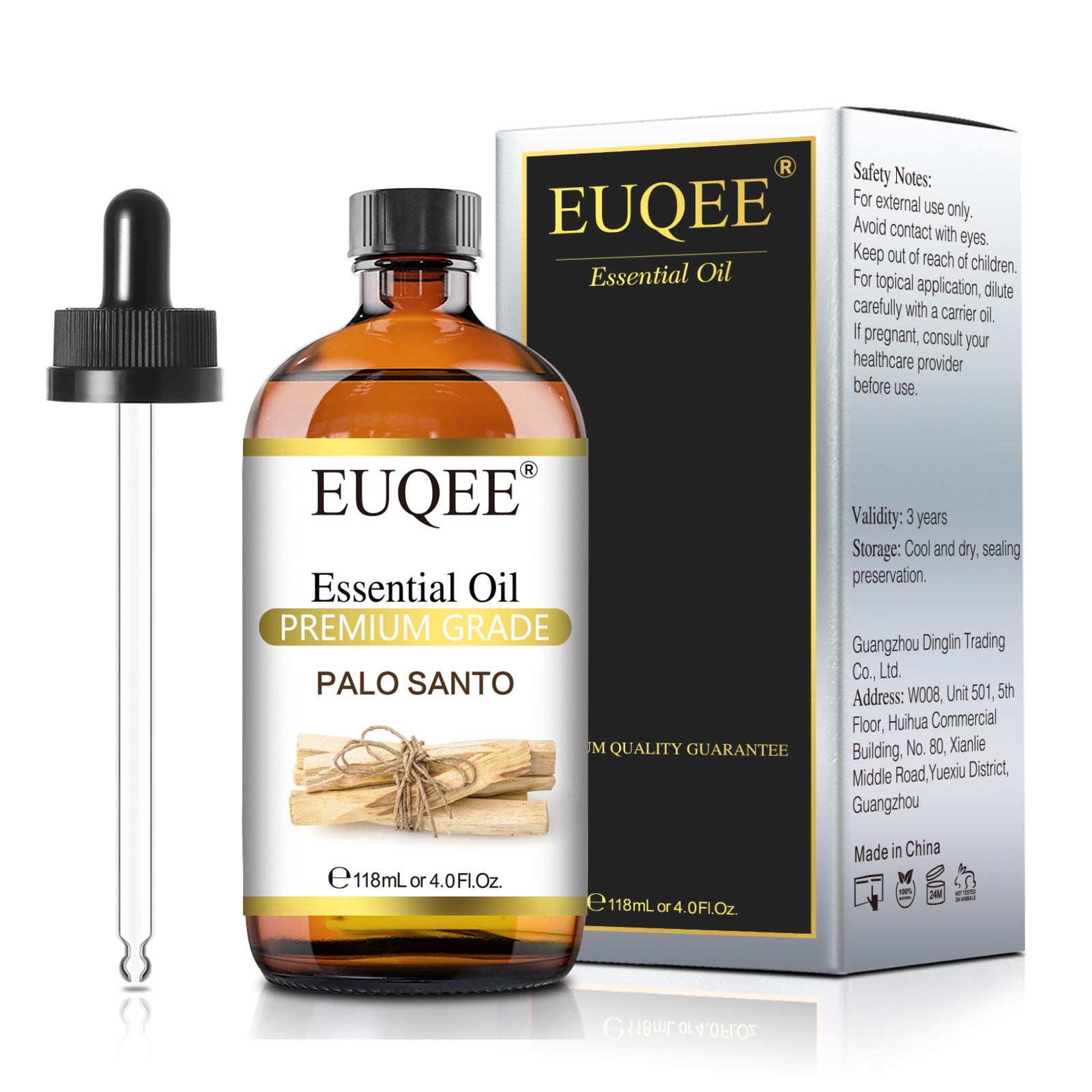 EUQEE 118ml Essential Oil Palo - Soap Making Ingredients recension och pris