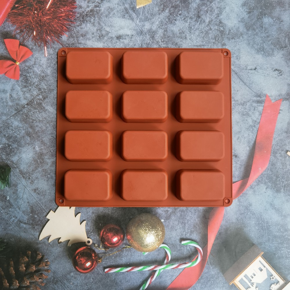 12 Cavity Square Silicone Soap - Soap Making Equipment For Beginners recension och pris