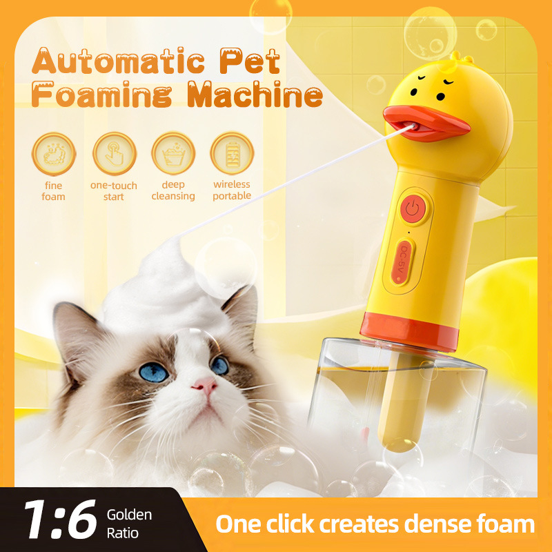 Cute Duck Pet Cleaning Bathing - Soap Making Foam recension och pris