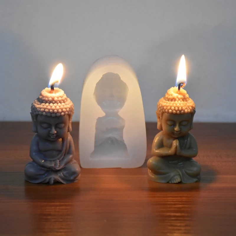 3D Buddha Silicone Candle Mold - Soap Making Process recension och pris