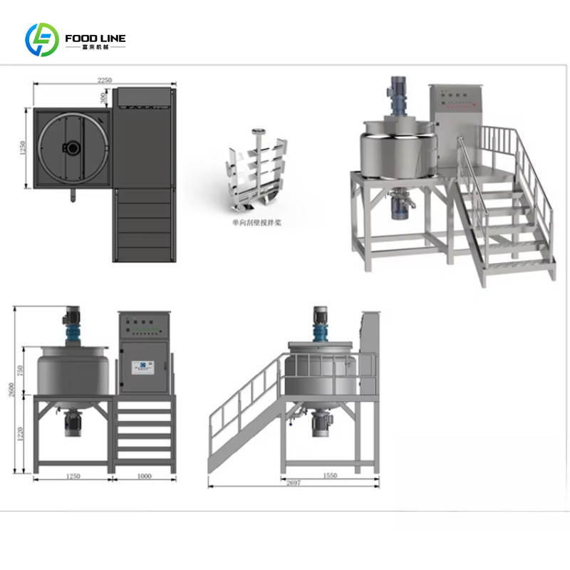 Multifunctional 1000L Mixing T - Soap Making Machine Price recension och pris