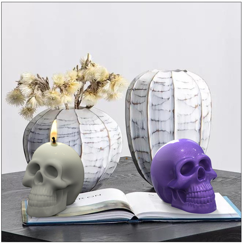 3D Skull Silicone Candle Molds - Soap Making Gifts recension och pris